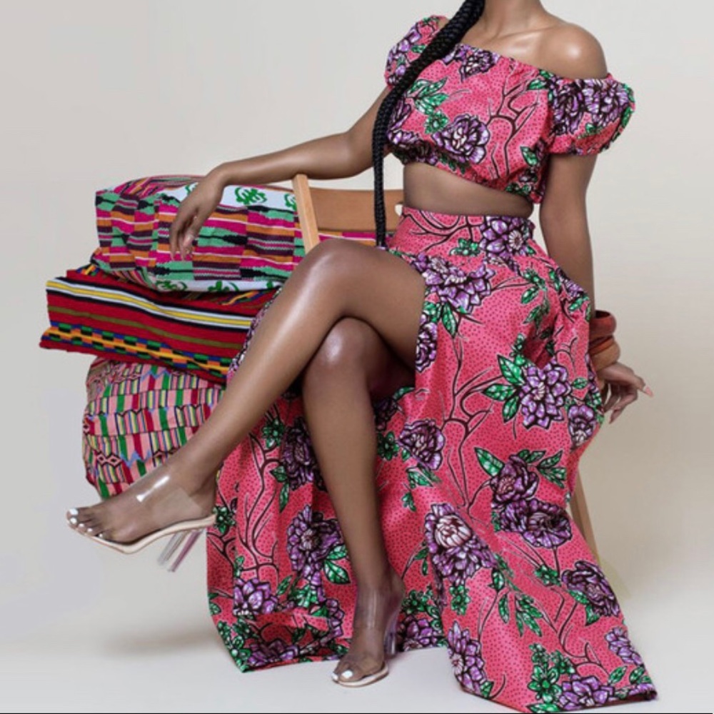 Brand New African dress in skirt and blouse